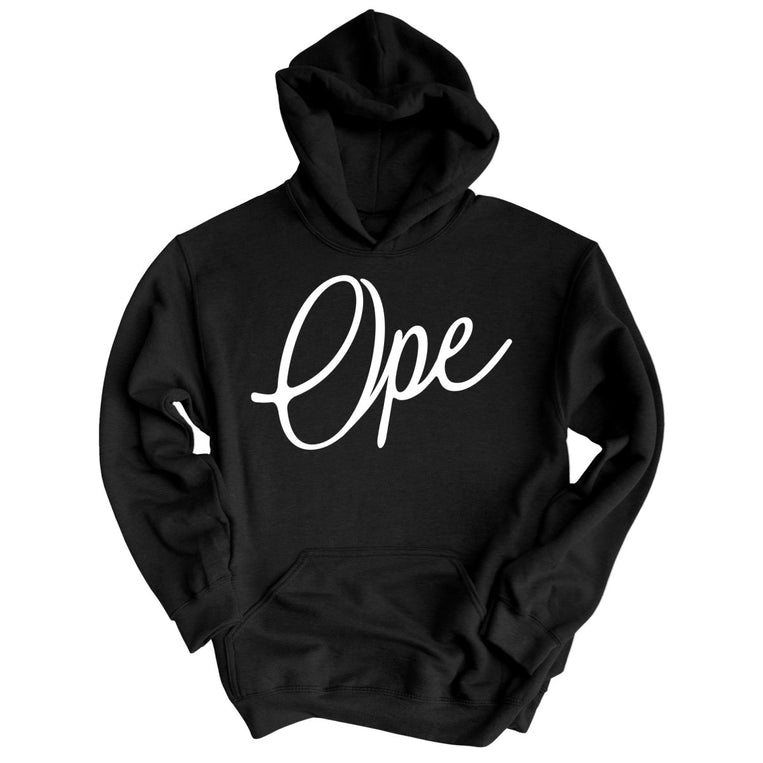 Ope Script Graphic Hoodie