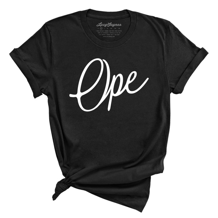 Ope Script Graphic Tee