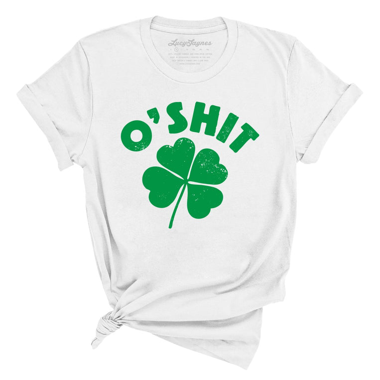 O'shit Graphic Tee - White