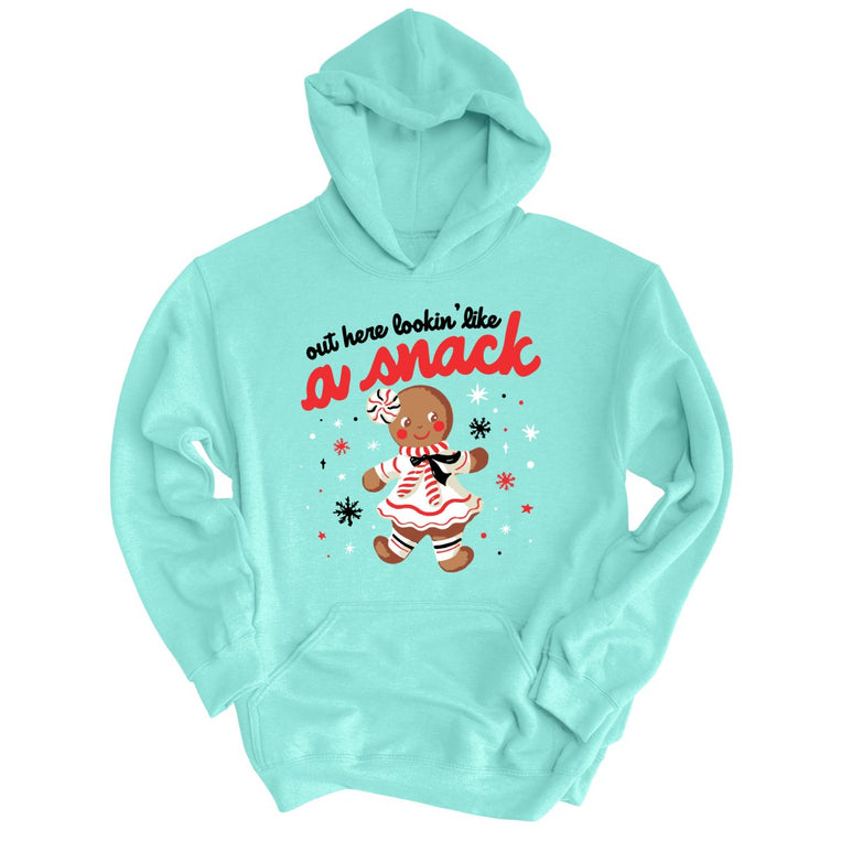 Out Here Lookin' Like A Snack Graphic Hoodie - Mint