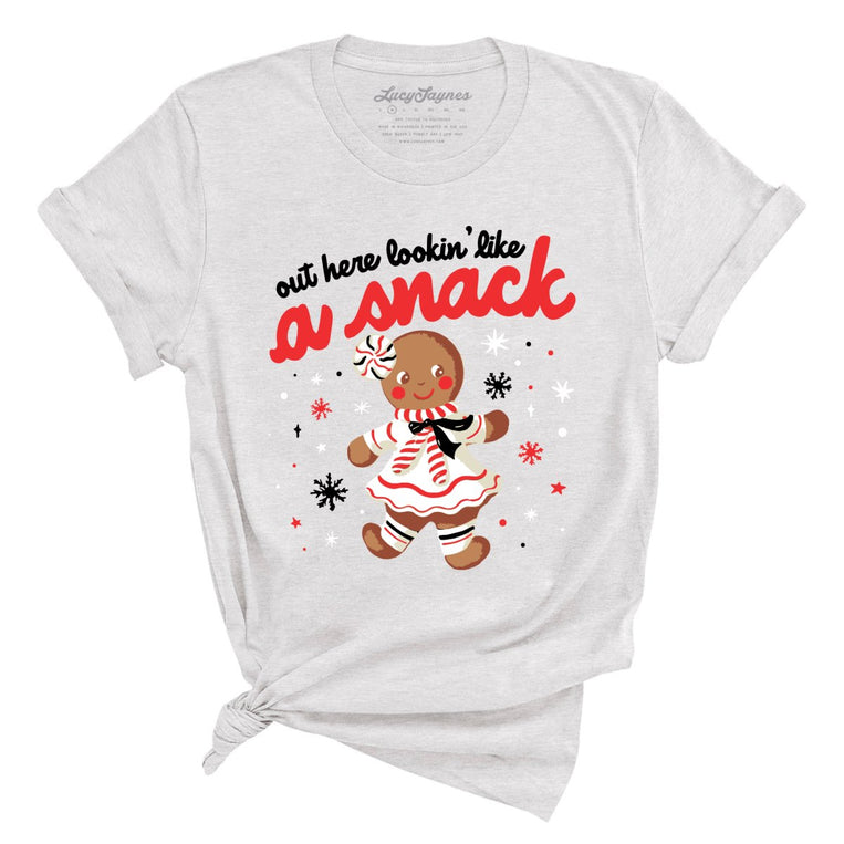 Out Here Lookin' Like A Snack Graphic Tee - Ash