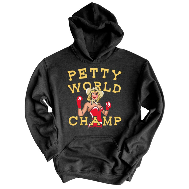 Petty World Champ Graphic Hoodie - Charcoal Heather