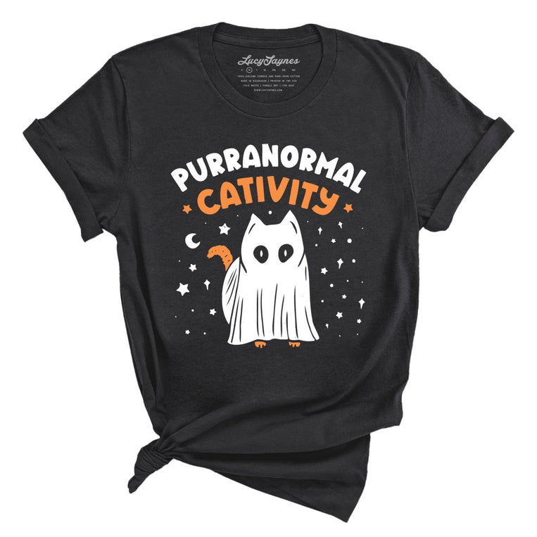 Purranormal Cativity Graphic Tee - Dark Grey