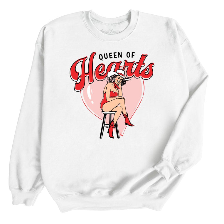 Queen Of Hearts Graphic Sweatshirt