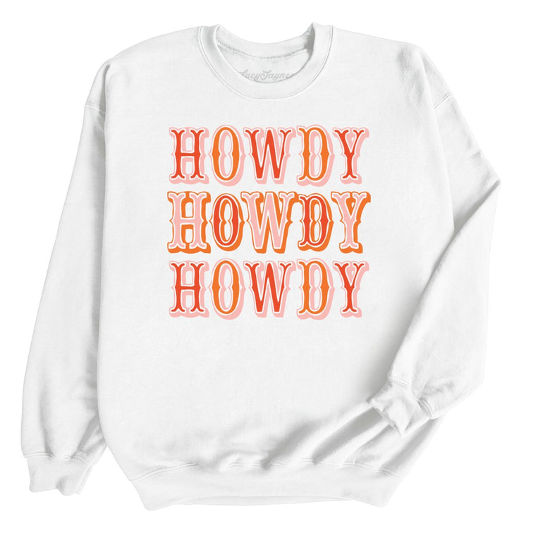 Retro Howdy Graphic Sweatshirt