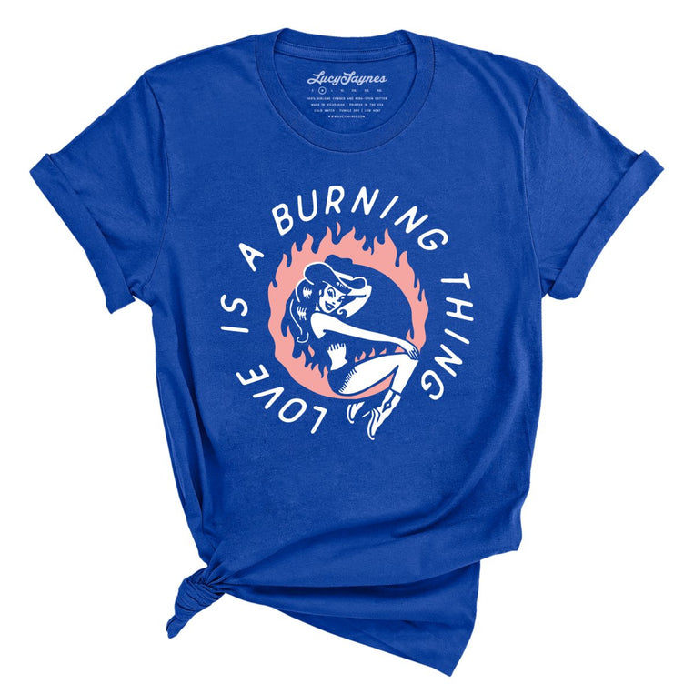 Ring of Fire Graphic Tee - True Royal