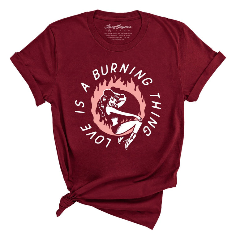 Ring of Fire Graphic Tee - Cardinal