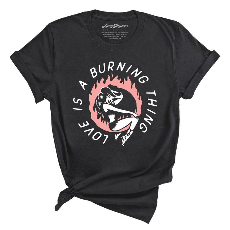 Ring of Fire Graphic Tee - Dark Grey