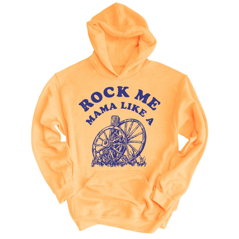 Rock Me Mama Graphic Hoodie - Peach