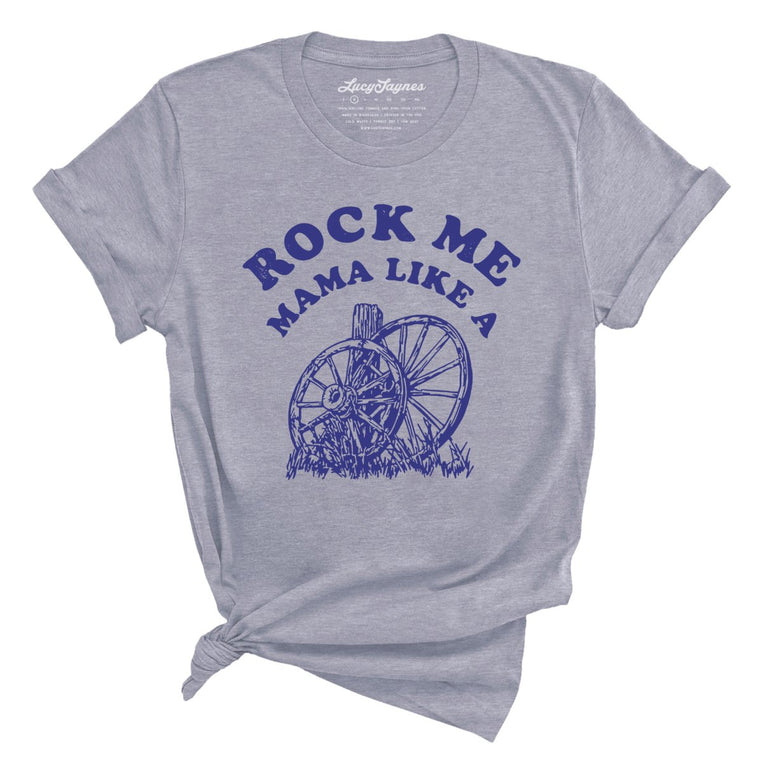 Rock Me Mama Graphic Tee - Heather Storm
