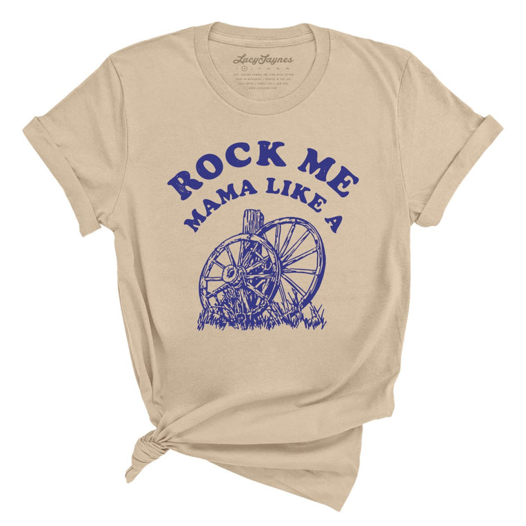 Rock Me Mama Graphic Tee - Tan