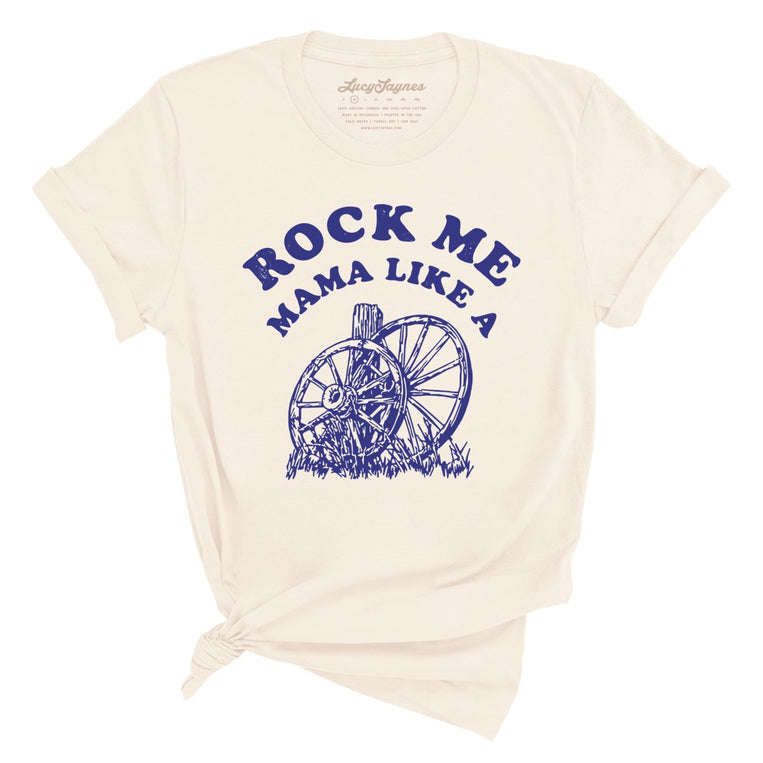 Rock Me Mama Graphic Tee - Natural