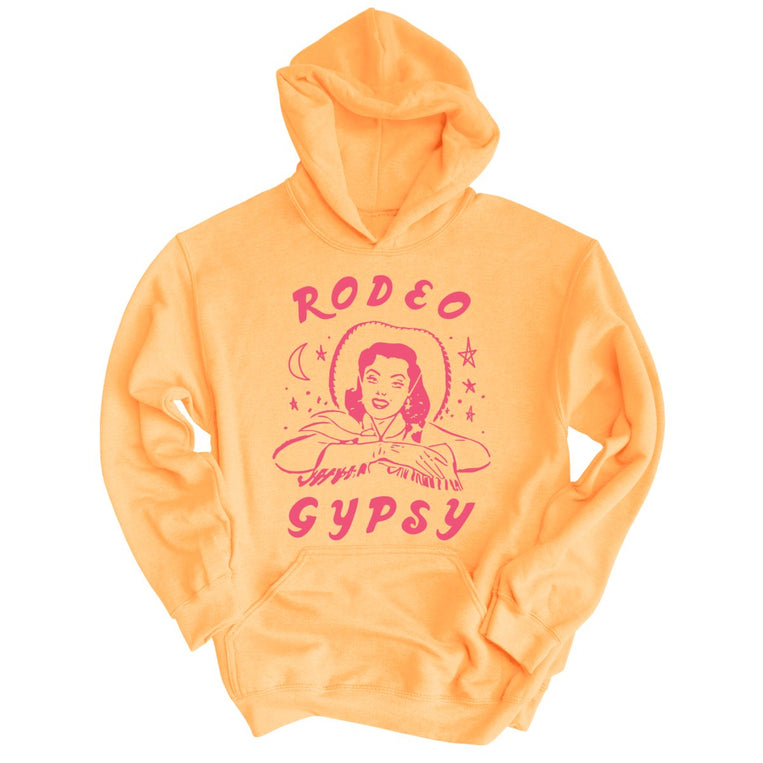 Rodeo Gypsy Graphic Hoodie - Peach