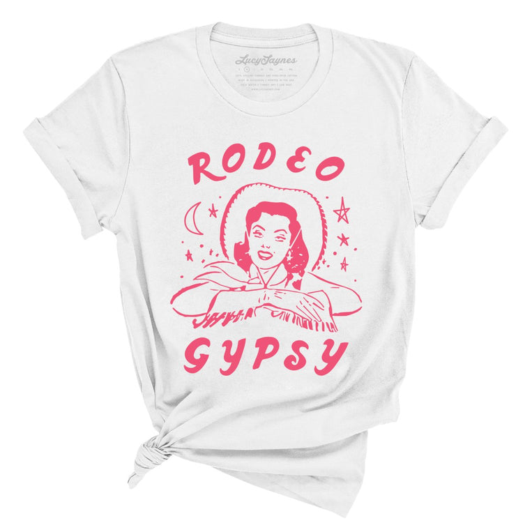 Rodeo Gypsy Graphic Tee - White