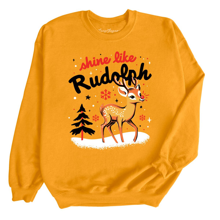 Shine Like Rudolph Graphic Sweatshirt