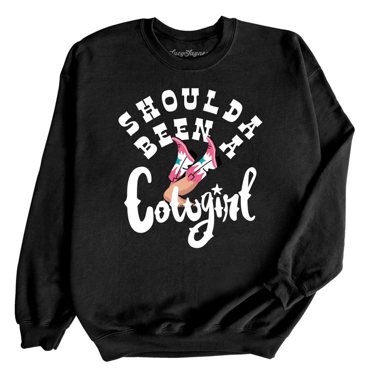 Should of Been a Cowgirl Graphic Sweatshirt
