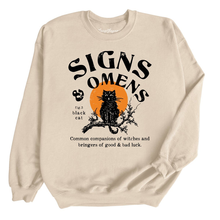 Signs & Omens Graphic Sweatshirt - Sand