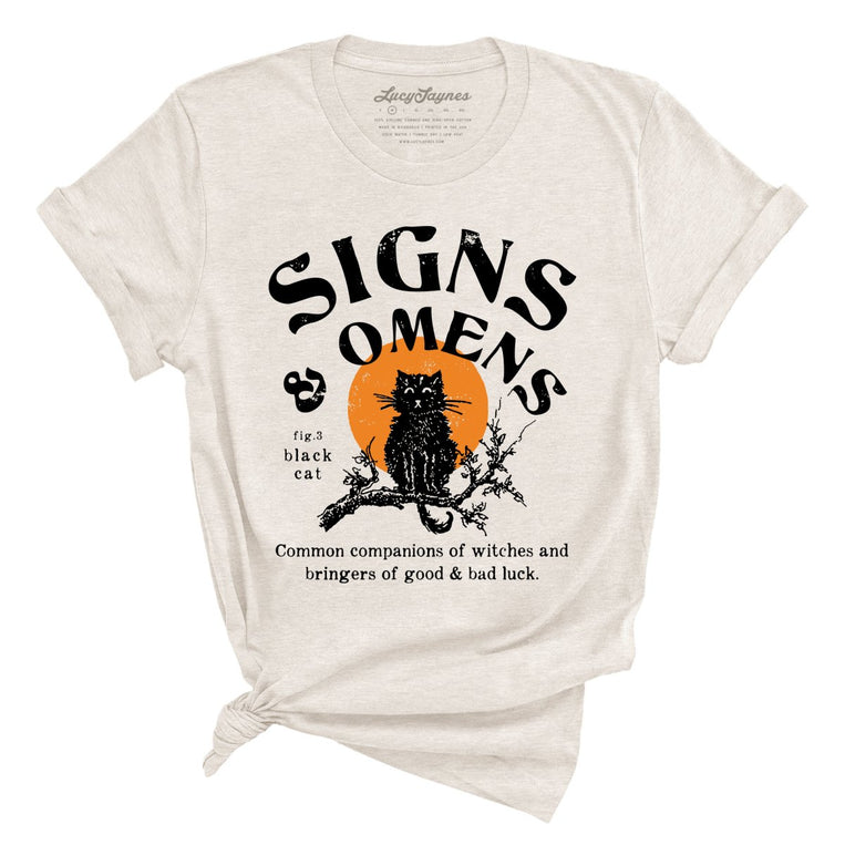 Signs & Omens Graphic Tee - Heather Dust