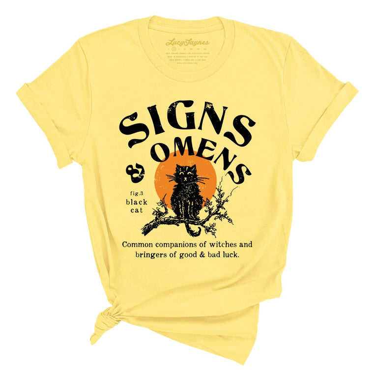 Signs & Omens Graphic Tee - Yellow