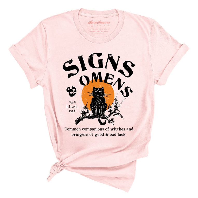 Signs & Omens Graphic Tee - Soft Pink