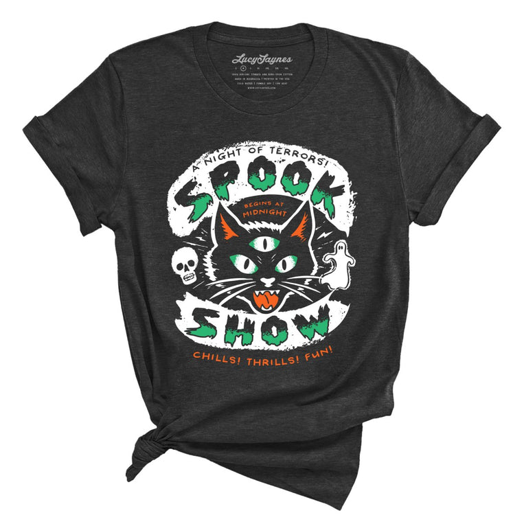 Spook Show Graphic Tee - Dark Grey Heather