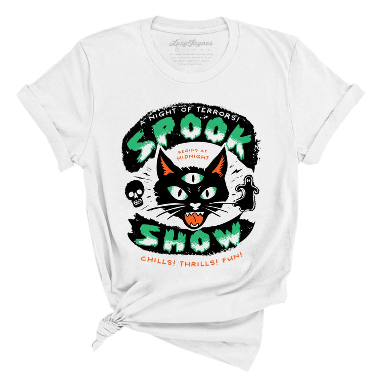 Spook Show Graphic Tee - White