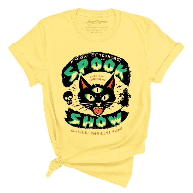 Spook Show Graphic Tee - Yellow