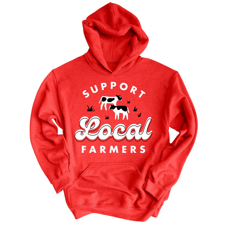 Support Local Farmers Graphic Hoodie