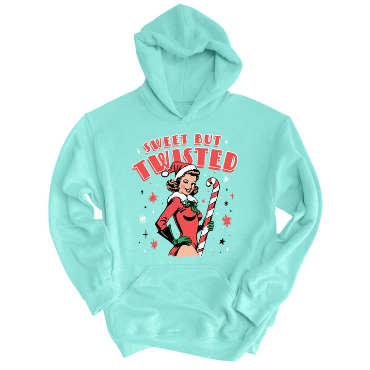 Sweet But Twisted Graphic Hoodie - Mint