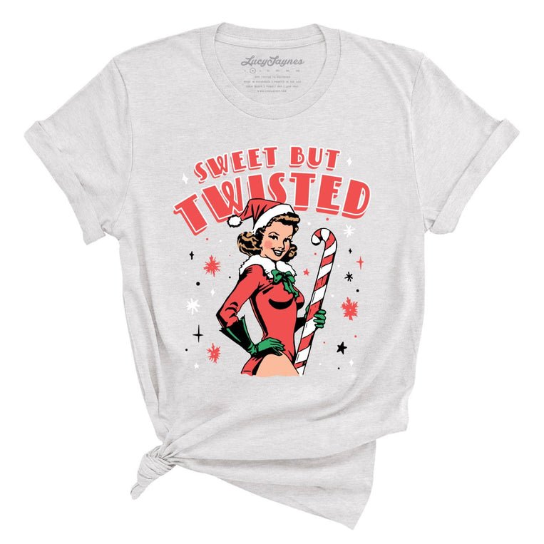 Sweet But Twisted Graphic Tee - Ash