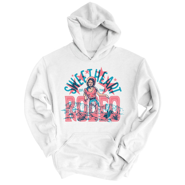 Sweetheart Of The Rodeo Graphic Hoodie - White