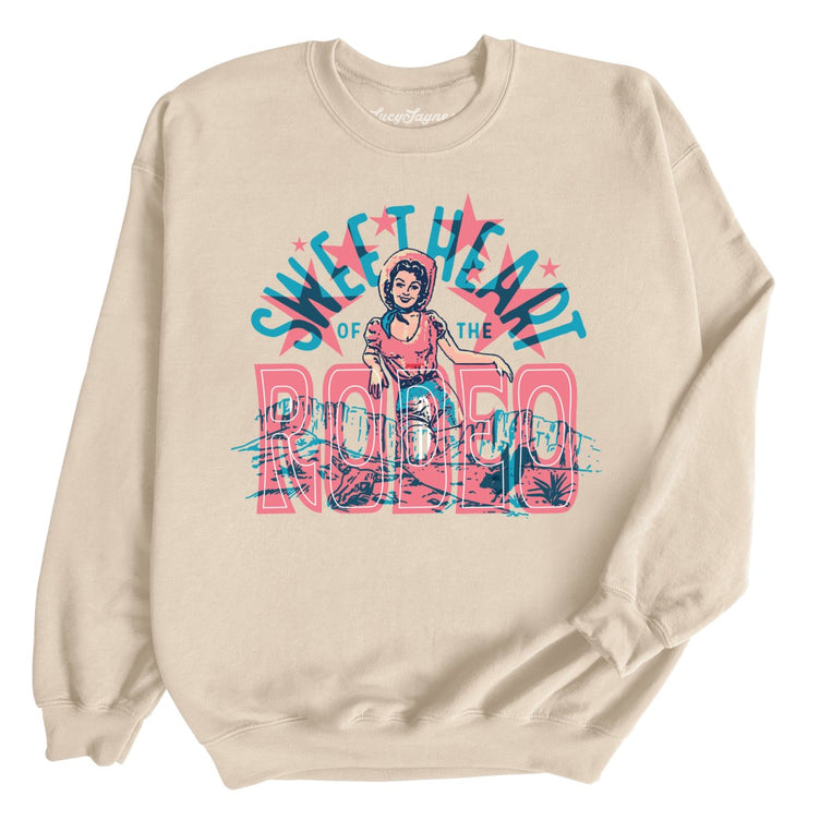 Sweetheart Of The Rodeo Graphic Sweatshirt - Sand