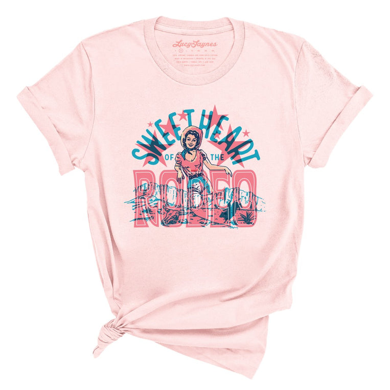 Sweetheart Of The Rodeo Graphic Tee - Soft Pink
