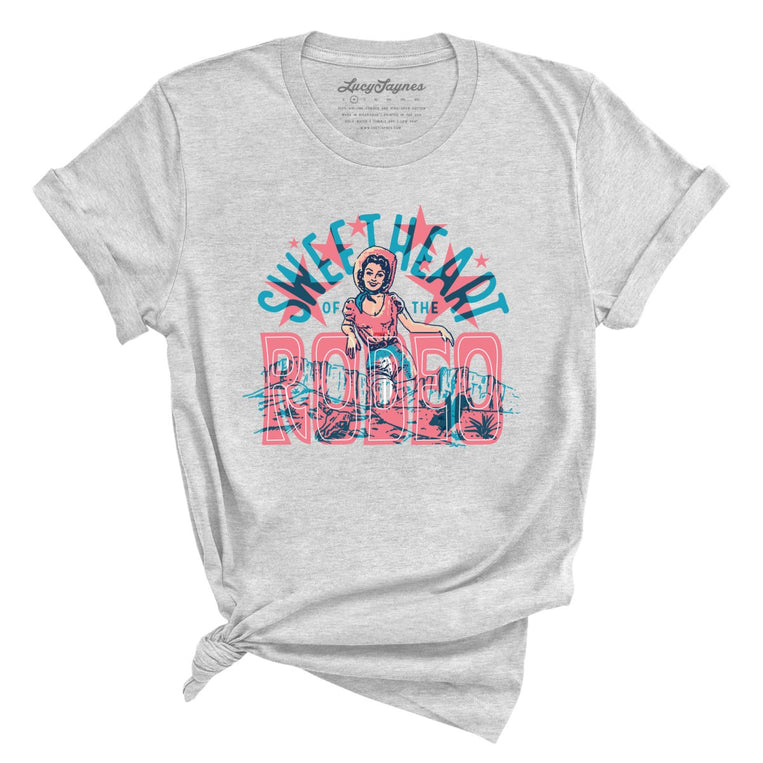 Sweetheart Of The Rodeo Graphic Tee - Athletic Heather