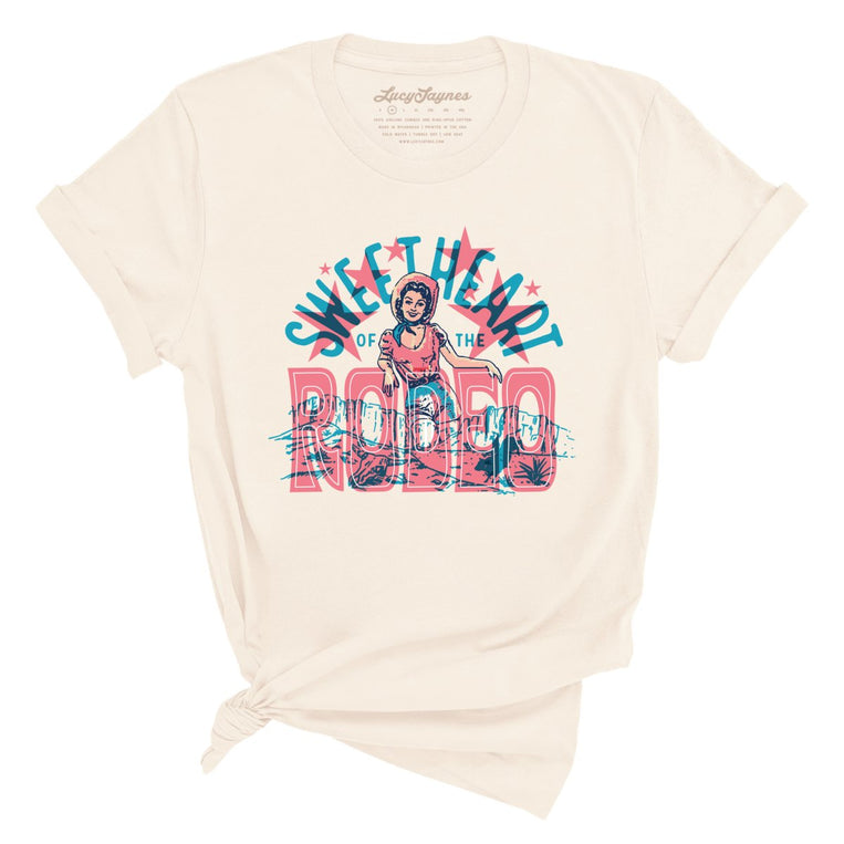 Sweetheart Of The Rodeo Graphic Tee - Natural