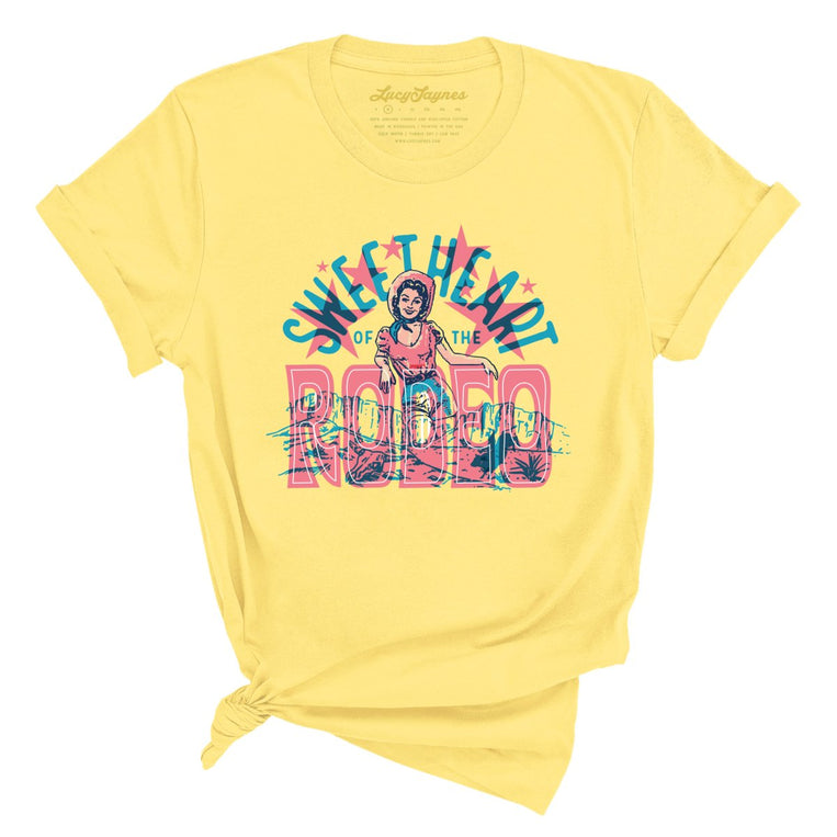 Sweetheart Of The Rodeo Graphic Tee - Yellow