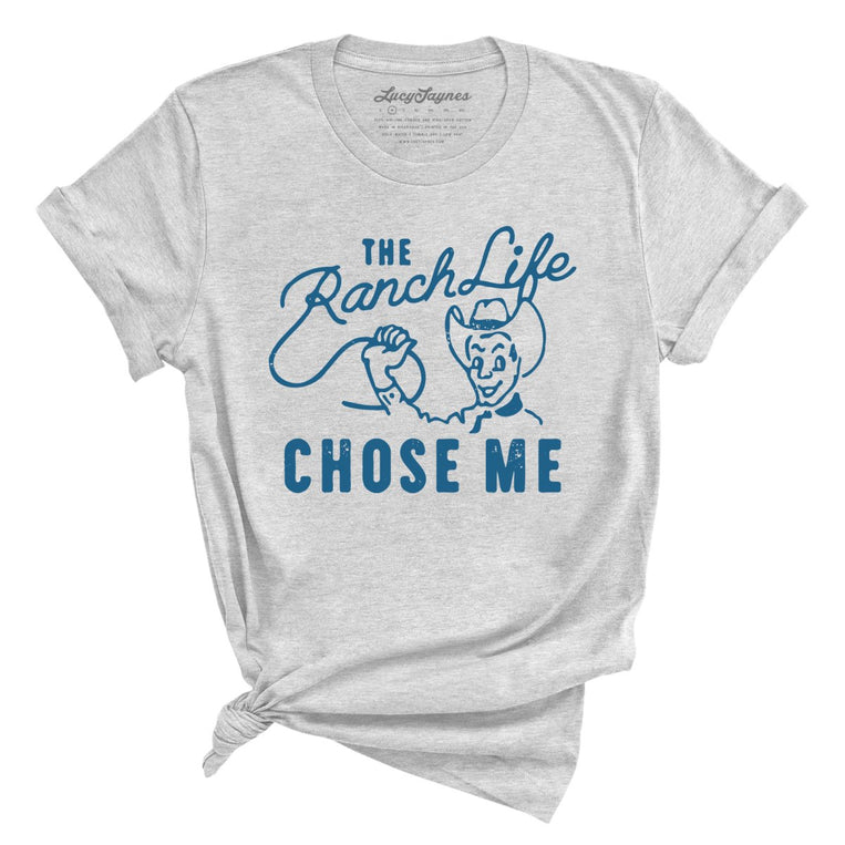 The Ranch Life Chose Me Graphic Tee - Athletic Heather