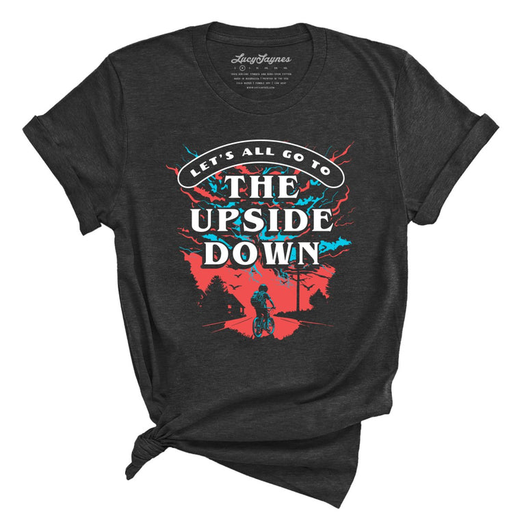 The Upside Down Graphic Tee - Dark Grey Heather