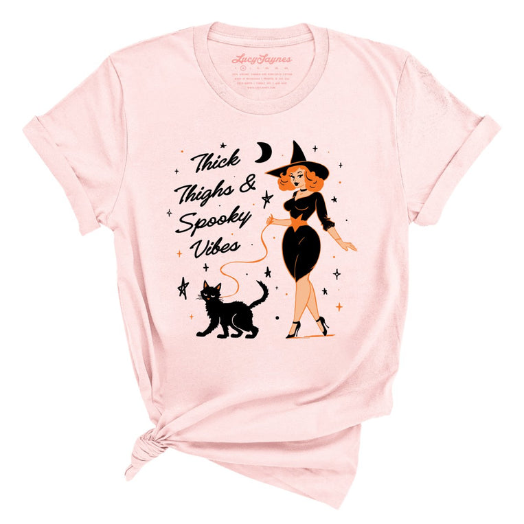 Thick Thighs and Spooky Vibes Graphic Tee