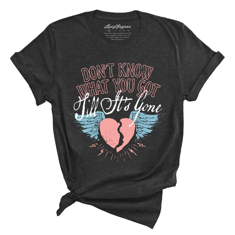 Till It's Gone Graphic Tee - Dark Grey Heather
