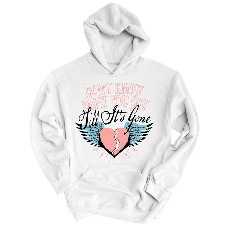 Till It's Gone Graphic Hoodie - White