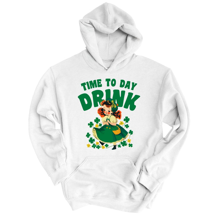 Time To Day Drink Graphic Hoodie