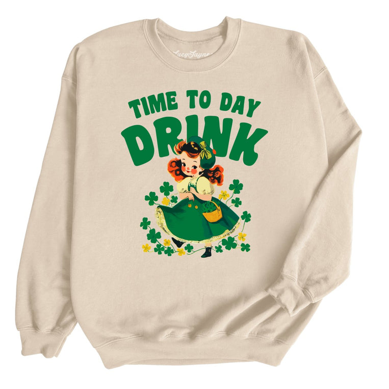 Time To Day Drink Graphic Sweatshirt