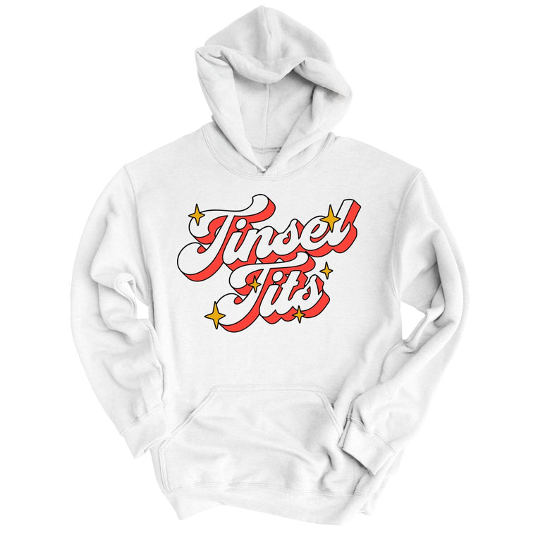 Tinsel Tits Graphic Hoodie - White