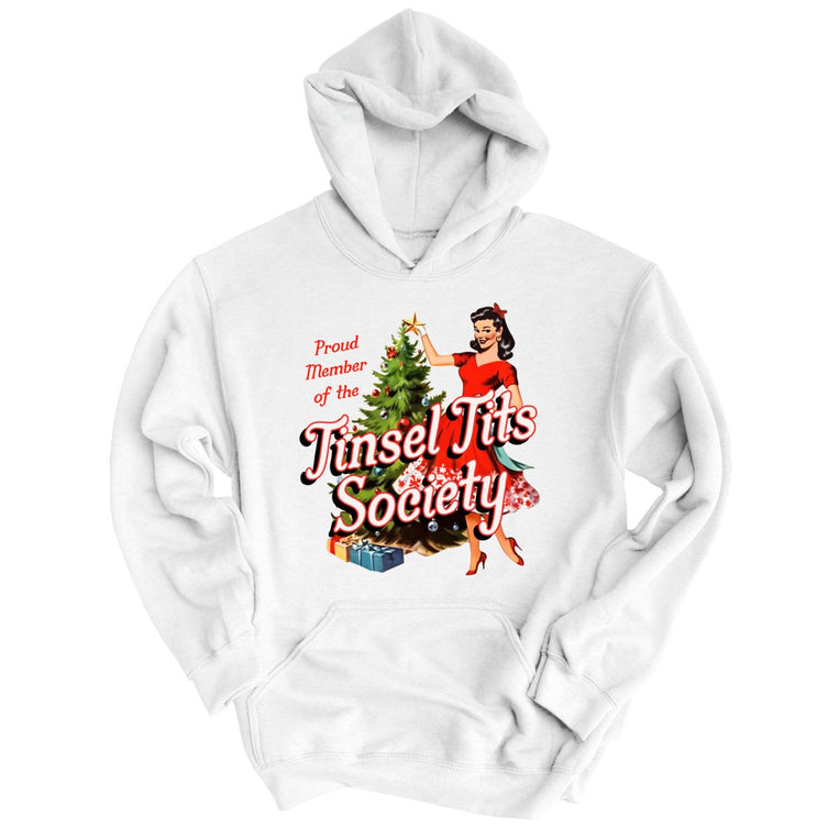 Tinsel Society Graphic Hoodie - White