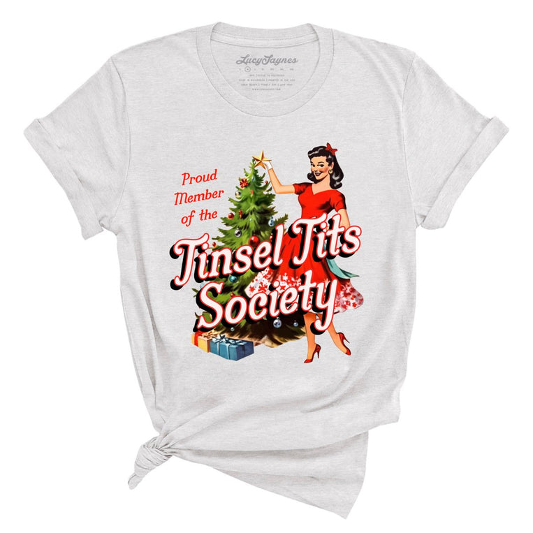 Tinsel Society Graphic Tee - Ash