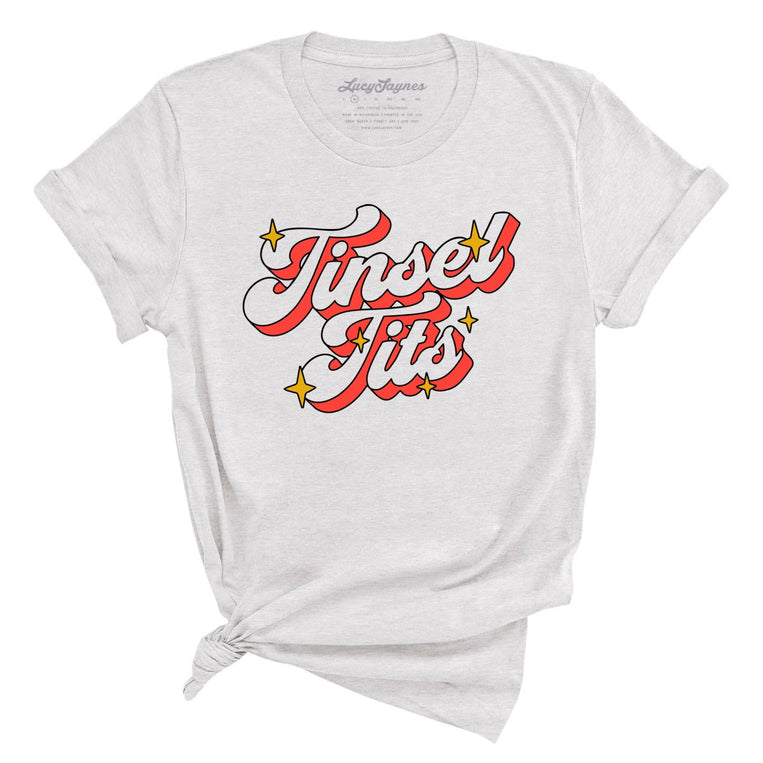 Tinsel Tits Graphic Tee - Ash