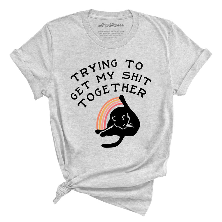 Trying To Get My Shit Together Graphic Tee - Athletic Heather