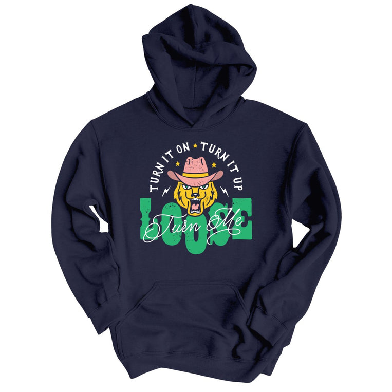Turn Me Loose Graphic Hoodie - Classic Navy