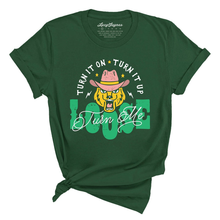 Turn Me Loose Graphic Tee - Evergreen